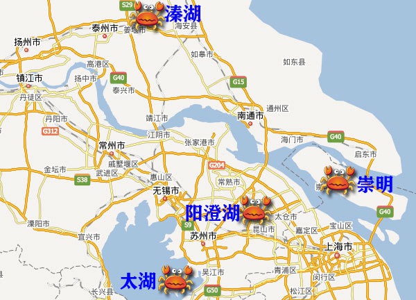 上海周边旅游好去处 上海周边吃蟹地图